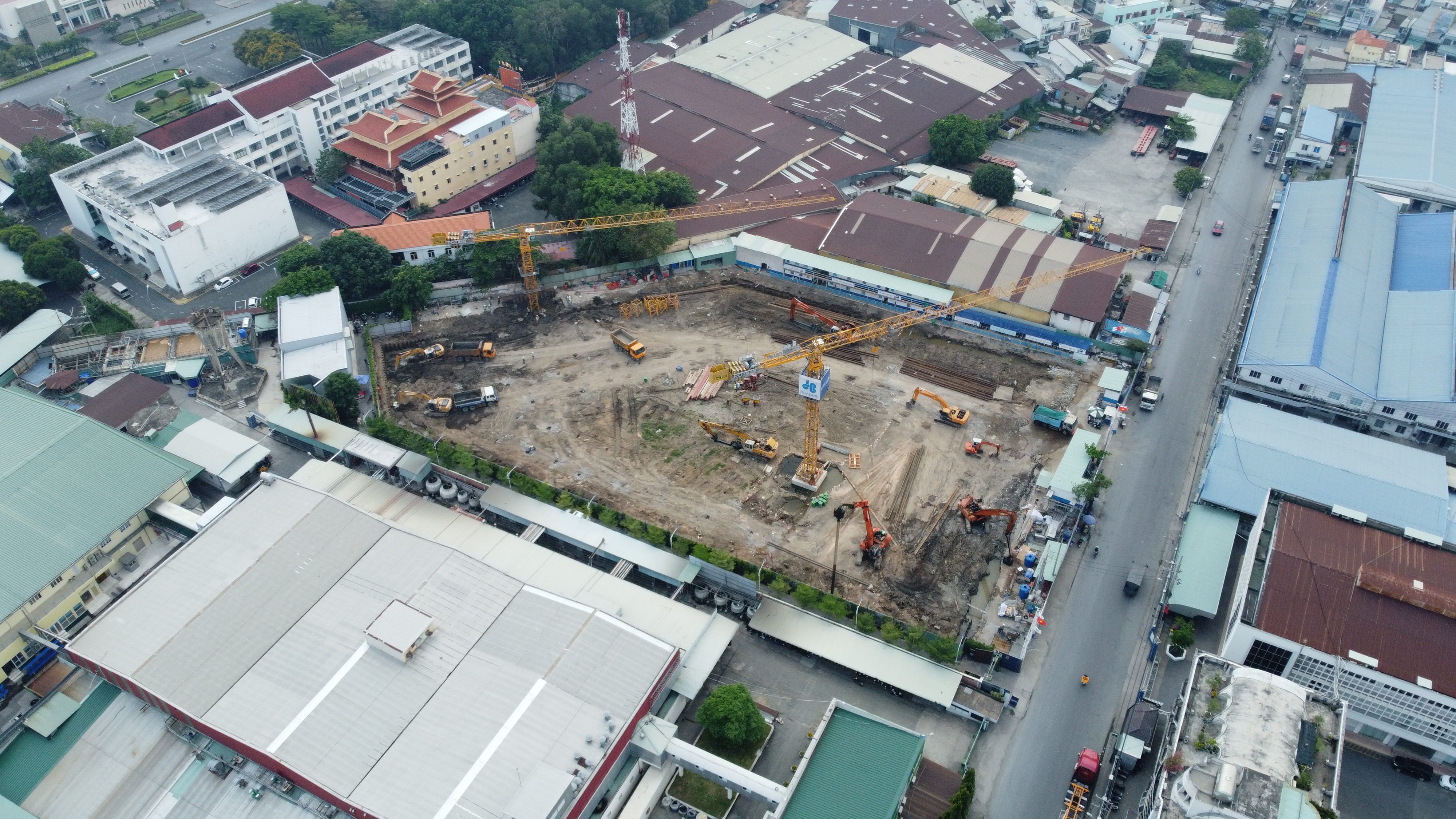 Dự án Asiana Riverside của Gotec Land giữa 